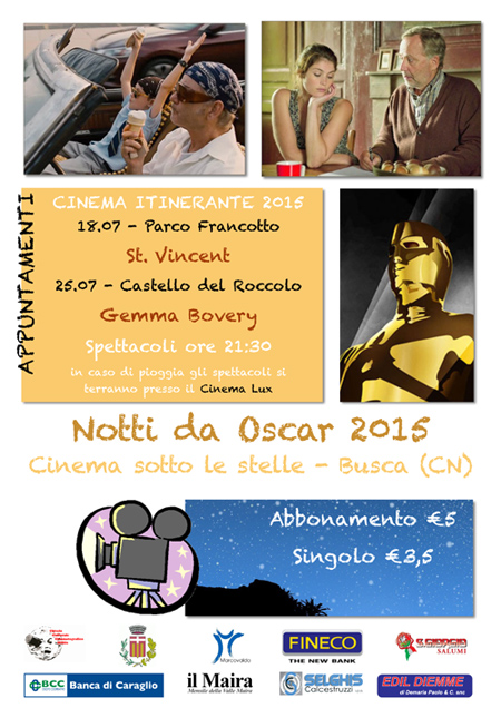 NOTTI DA OSCAR – Cinema sotto le stelle