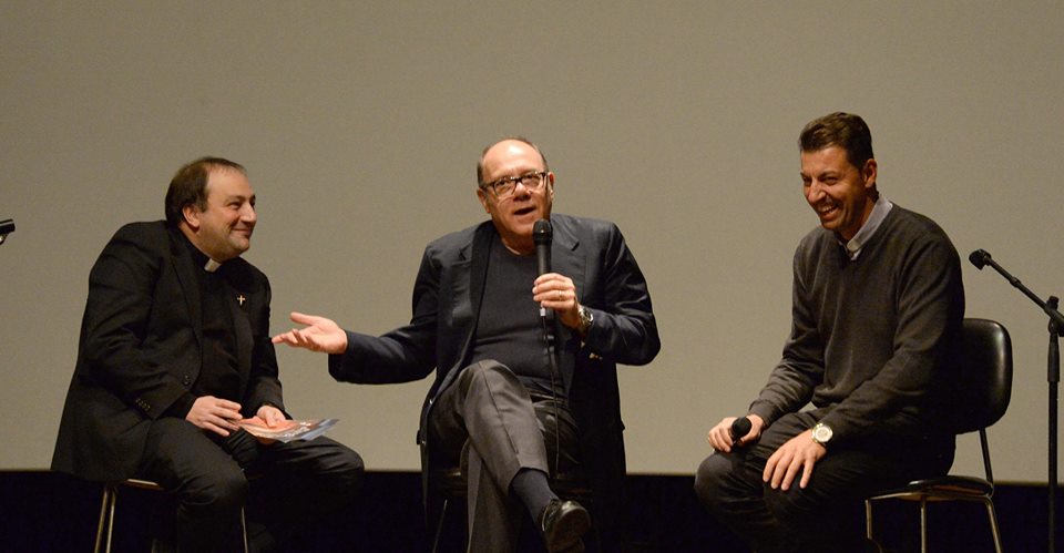 Verdone: “Per fortuna ci siete voi!” L'attore con le SdC bresciane in un evento per Amatrice