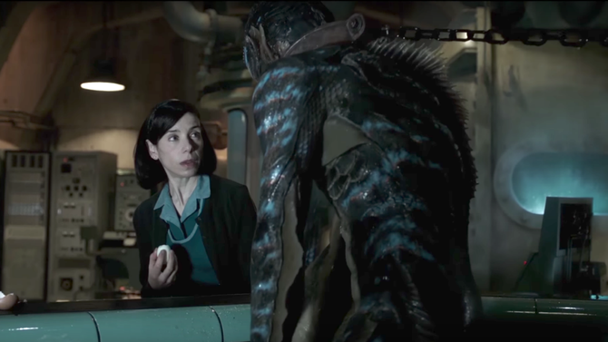 LA FORMA DELL’ACQUA (Guillermo del Toro) Conquiste spaziali, amore romantico e guerra fredda