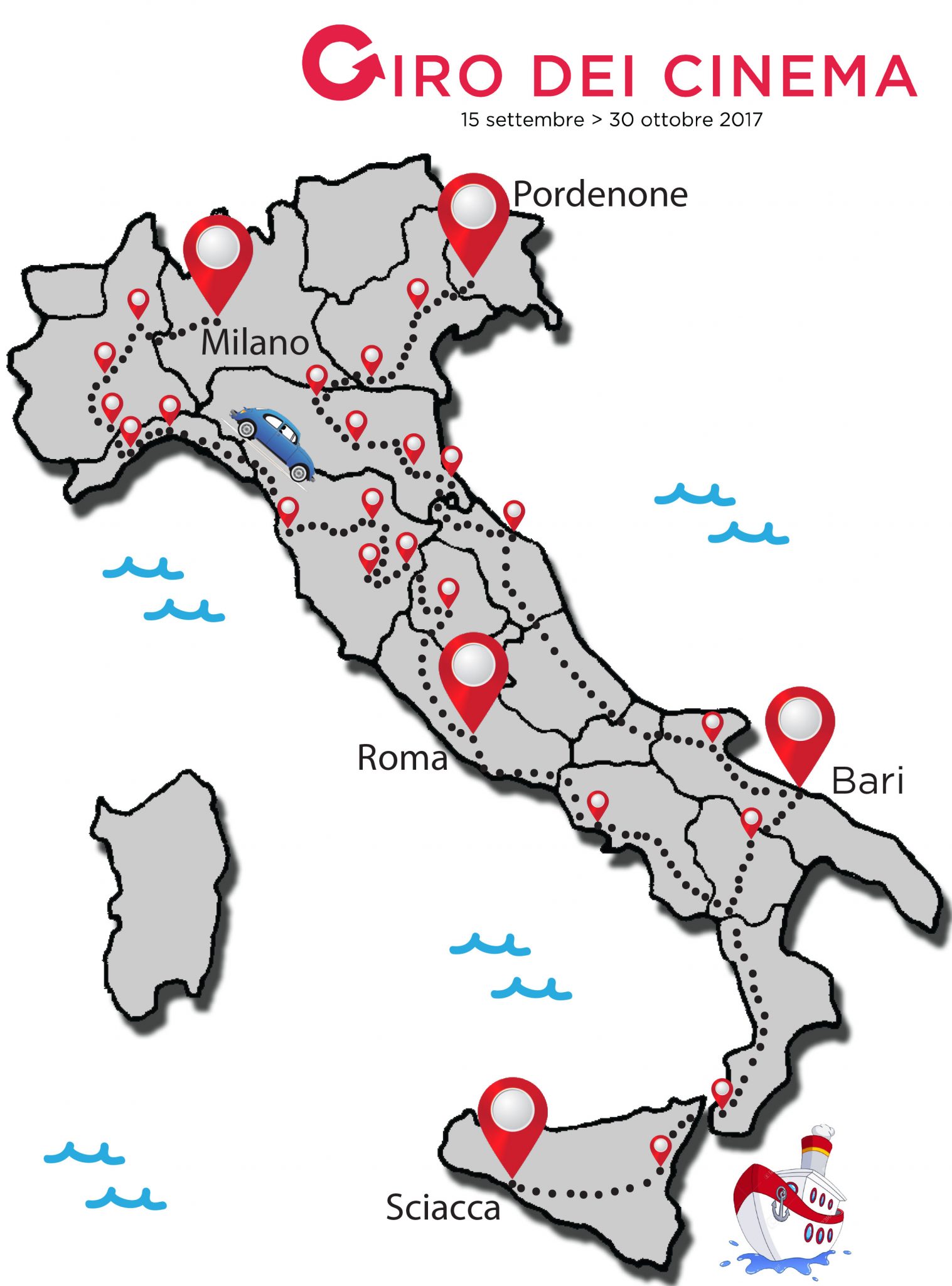 Il GIRO dei cinema per le buone prassi I viandanti sono under 30