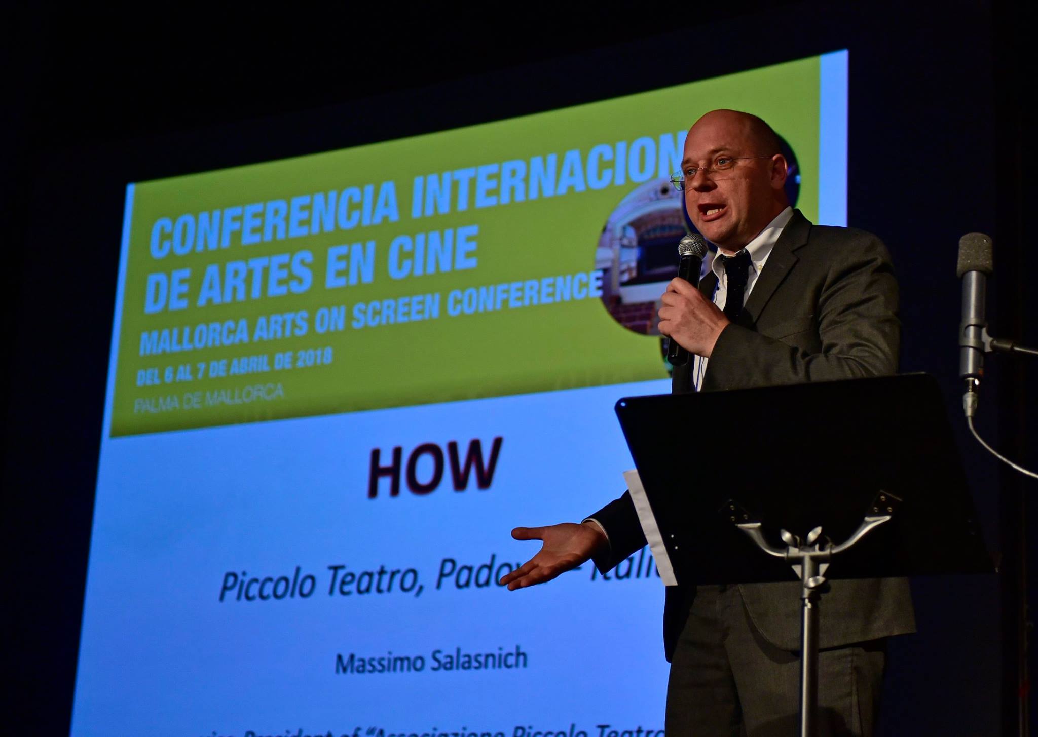 IL PICCOLO TEATRO: UN ESEMPIO INTERNAZIONALE A Palma di Maiorca la #SdC di Padova come relatore alla conferenza sui contenuti alternativi al cinema