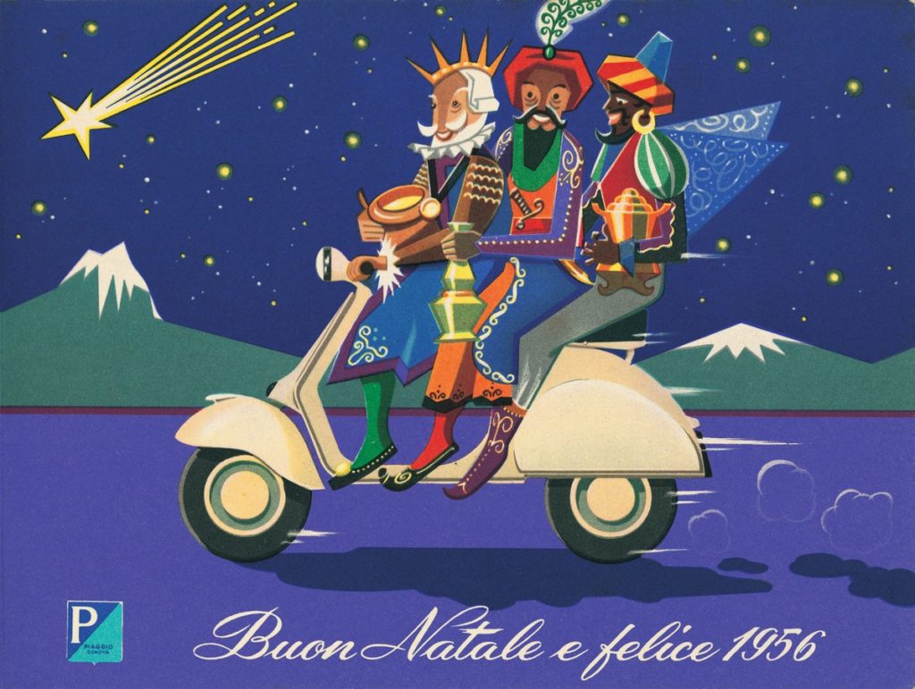 In tre o quattro in vespa Avventure a rotta di “colla”, tra preti energici e santi in Paradiso