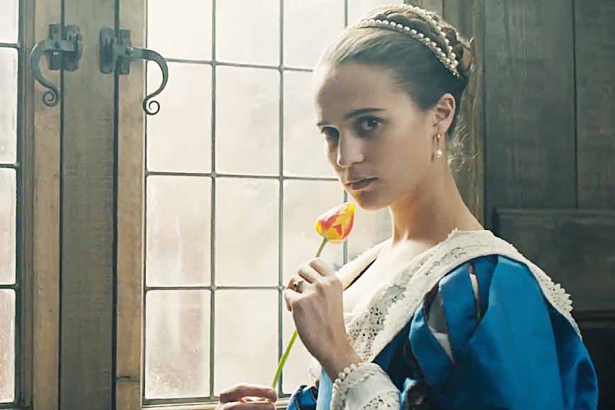 LA RAGAZZA DEI TULIPANI (Justin Chadwick) L'intrecciarsi di tre storie d'amore nell'Olanda del XVII secolo