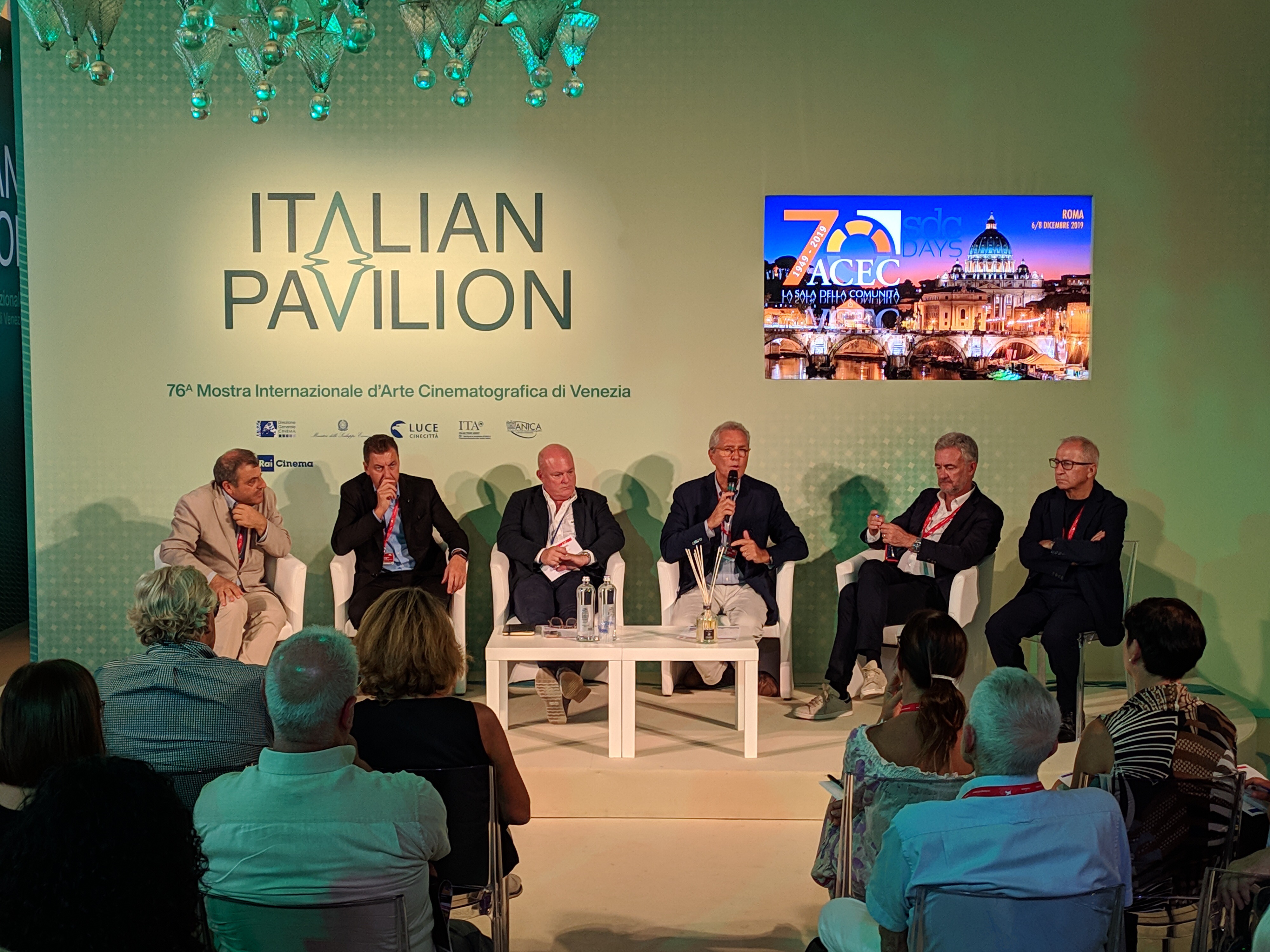 DAL PAPA E A CINECITTA’: LE 70 CANDELINE DI ACEC Presentati gli "SdC days" al Lido