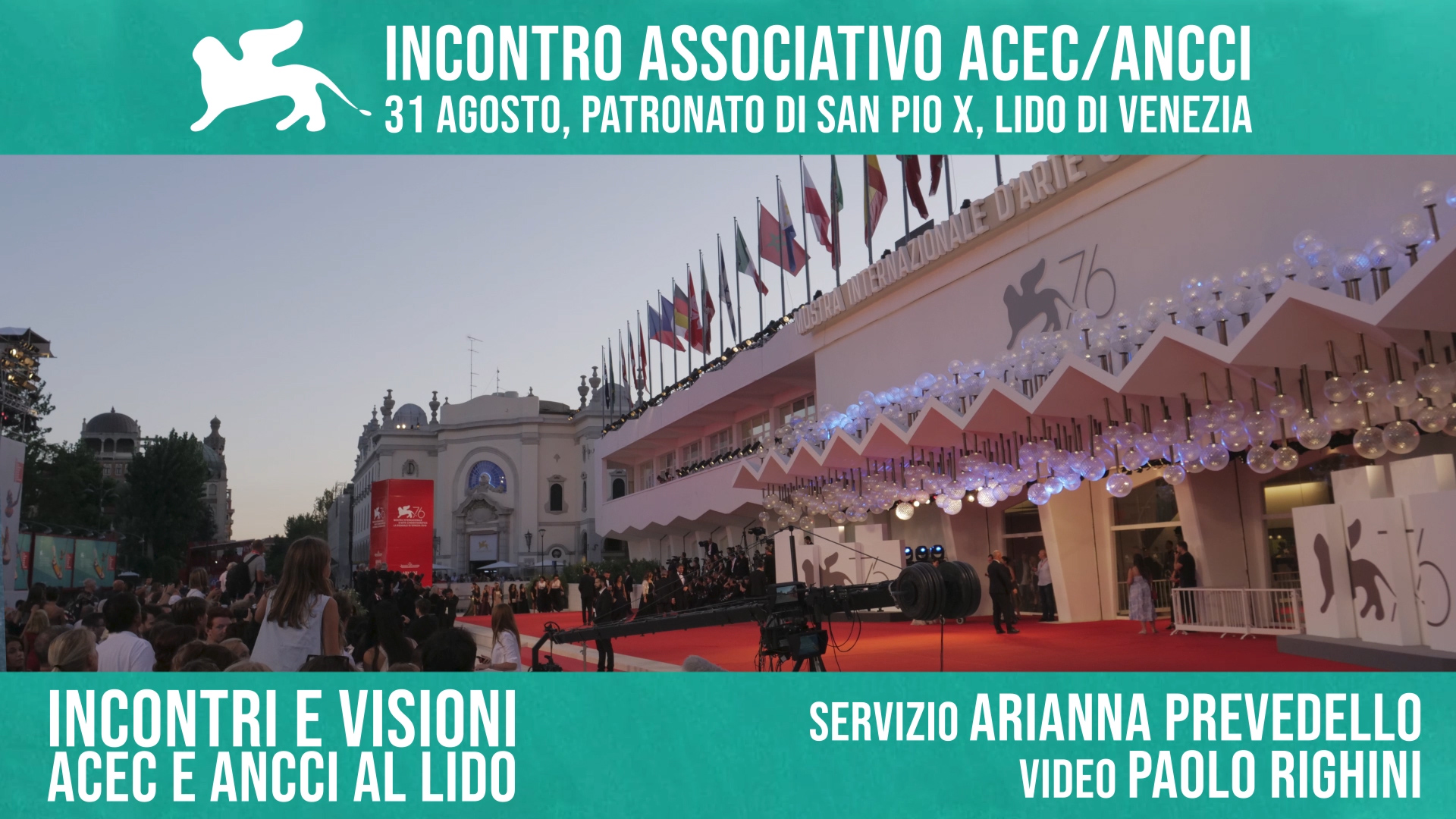 Incontri e visioni: ACEC E ANCCI AL LIDO Appuntamento associativo per gli animatori di sale e circoli