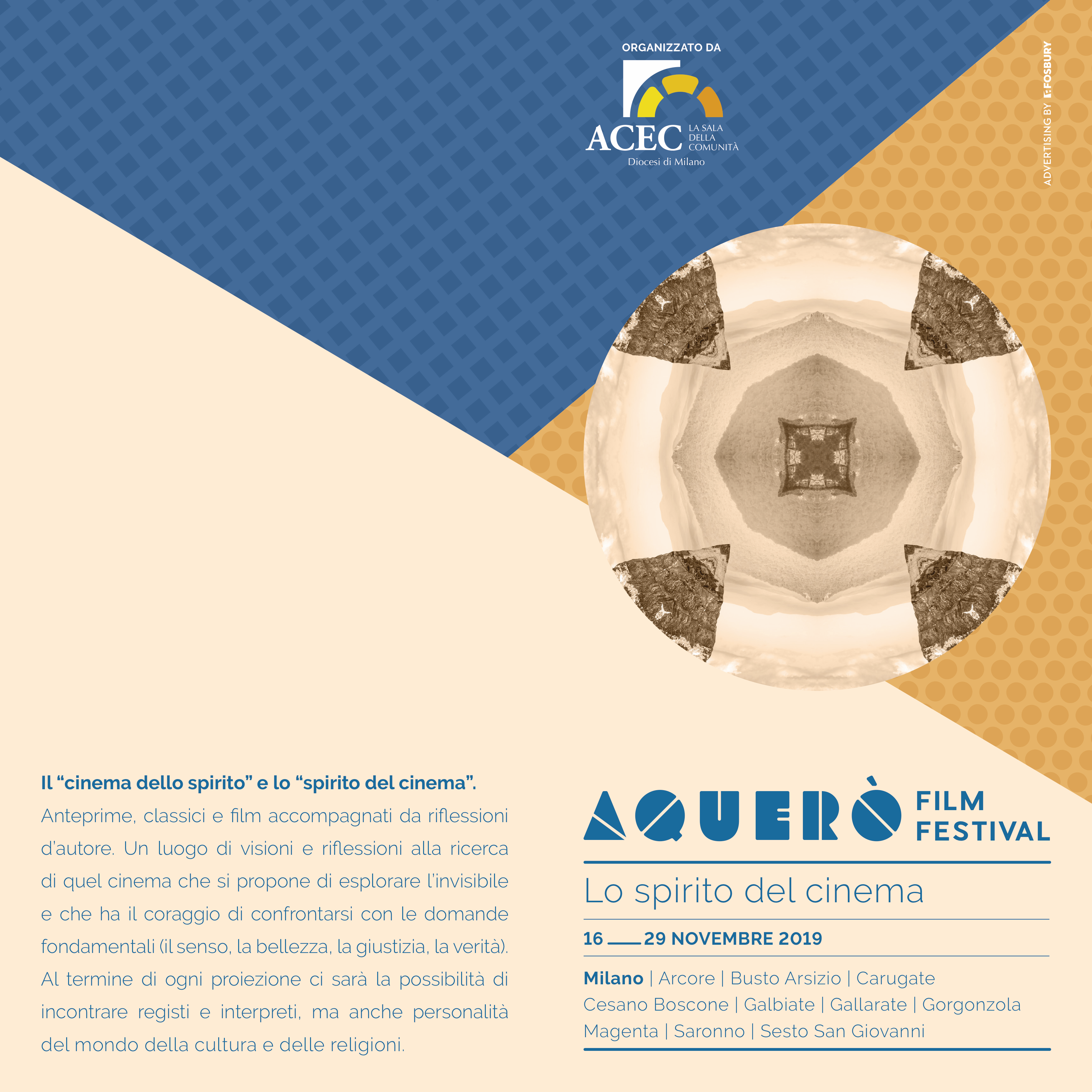 FILMARE L’INVISIBILE Torna il festival  Aquerò, lo spirito del cinema a Milano con ACEC