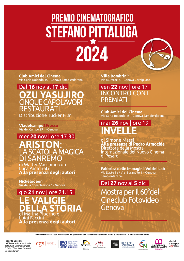 Locandina programma Pittaluga 2024