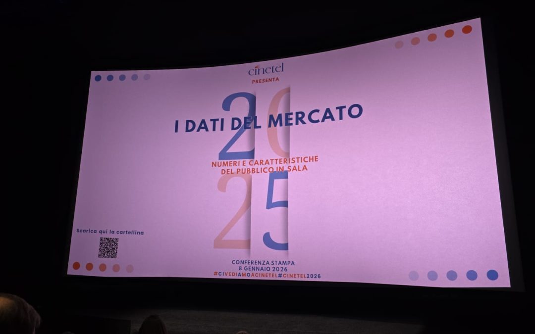 IL CINEMA IN SALA NEL 2025 – I dati del BoxOffice Il commento del Segretario Generale