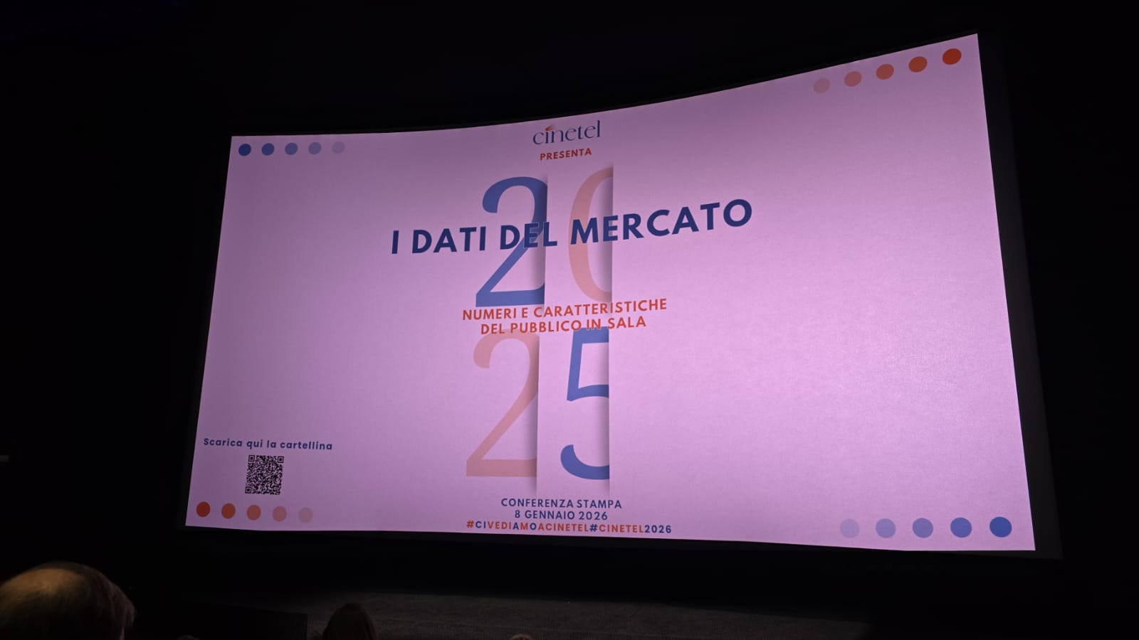 IL CINEMA IN SALA NEL 2025 – I dati del BoxOffice Il commento del Segretario Generale